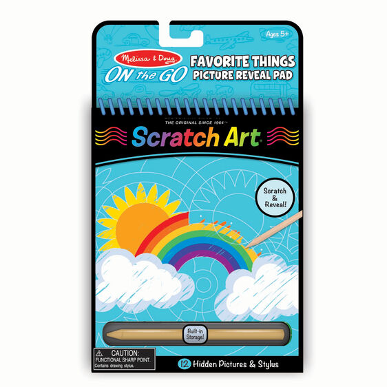 Paw Patrol Scratch Art Pad Skye by Melissa & Doug