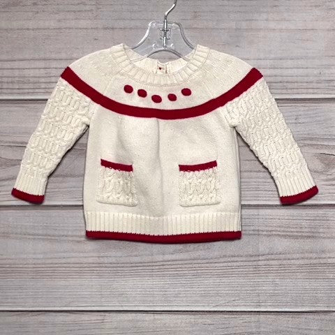 Hanna Andersson Girls Sweater Baby: 06-12m