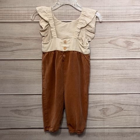 Zara Girls Coverall Baby: 06-12m