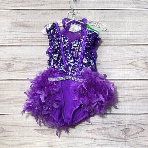 Feathers Girls Costume Size: 04