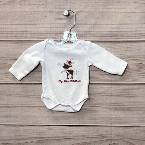 My First Christmas Unisex Bodysuit Baby: 00-06m