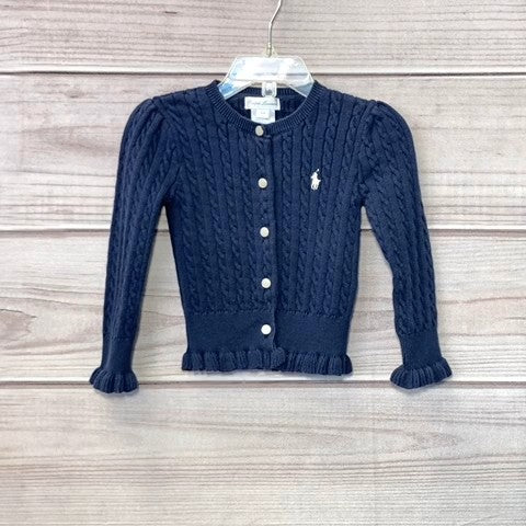 Ralph Lauren Girls Cardigan Size: 02