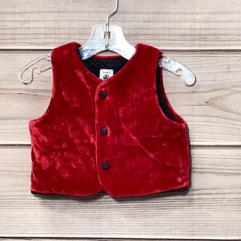 Velveteen Girls Vest Baby: 18-24m