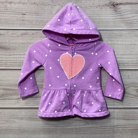 Carters Girls Hoodie Baby: 18-24m