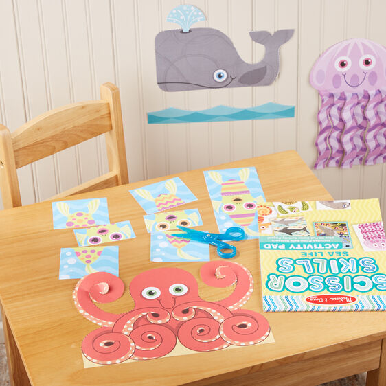 Melissa and Doug - Sea Life Scissor Skills Activity Pad